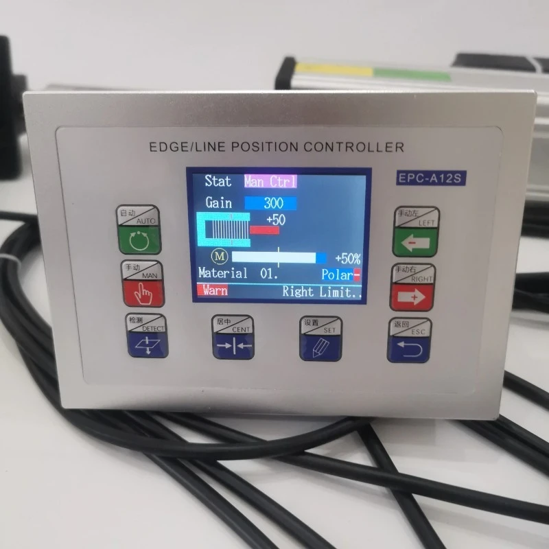 

Контроллер направляющей системы веб-навесности EPC EPC-A10 A12S Система управления положения кромки серволинии с ультразвуковым датчиком, ход 150 мм