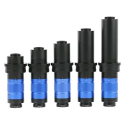 0.7X-5.6X Adjustable Microscope Adjustable Zoom C Mount Lens 300X 450X Continuously Monocular Lens For Video Microscope Camera