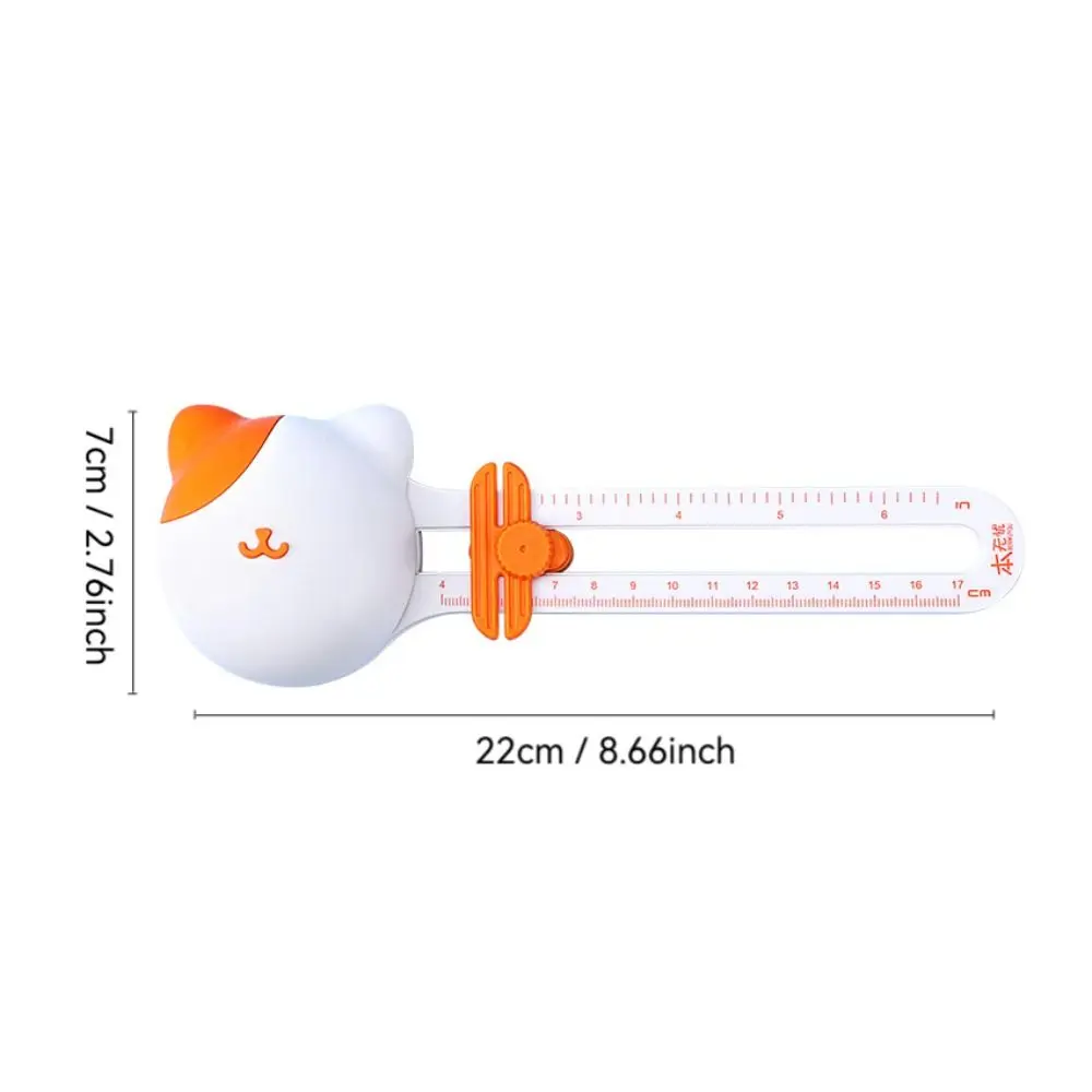 360° Adjustable Circle Cutter Cat Shape DIY Paper Cutter 10-32cm Diameter Precision Paper Trimmer for Home Study Offices Tool