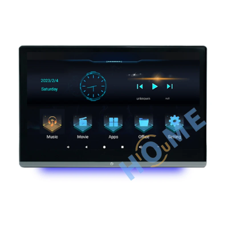 

13.3" Android 12 Car Video Rear Headrest Radio Player DVD Stereo Multimedia For Universal Touch Screen WiFi Carplay Auto