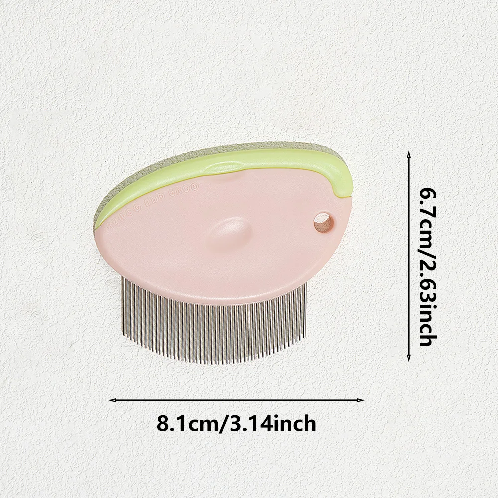 2 in 1 Pet Tear Stain Hairbrush Multi-functional Detachable Dog Massage Brush Cat Hair Cleaning Tear Stain Beauty Pet Supplie