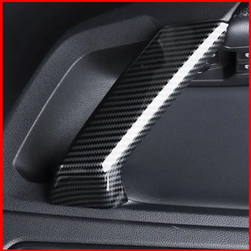 For VW Tiguan 2009-2022 Interior Handrail Decorative Strips Decoration Handle Cover Trim Styling Car Accessories Parts