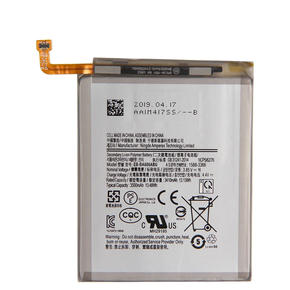 NEW Replacement Phone Battery EB-BA606ABU For Samsung Galaxy A60 M40 SM-A606F/DS SM-A606F SM-M405FN Phone Batteries