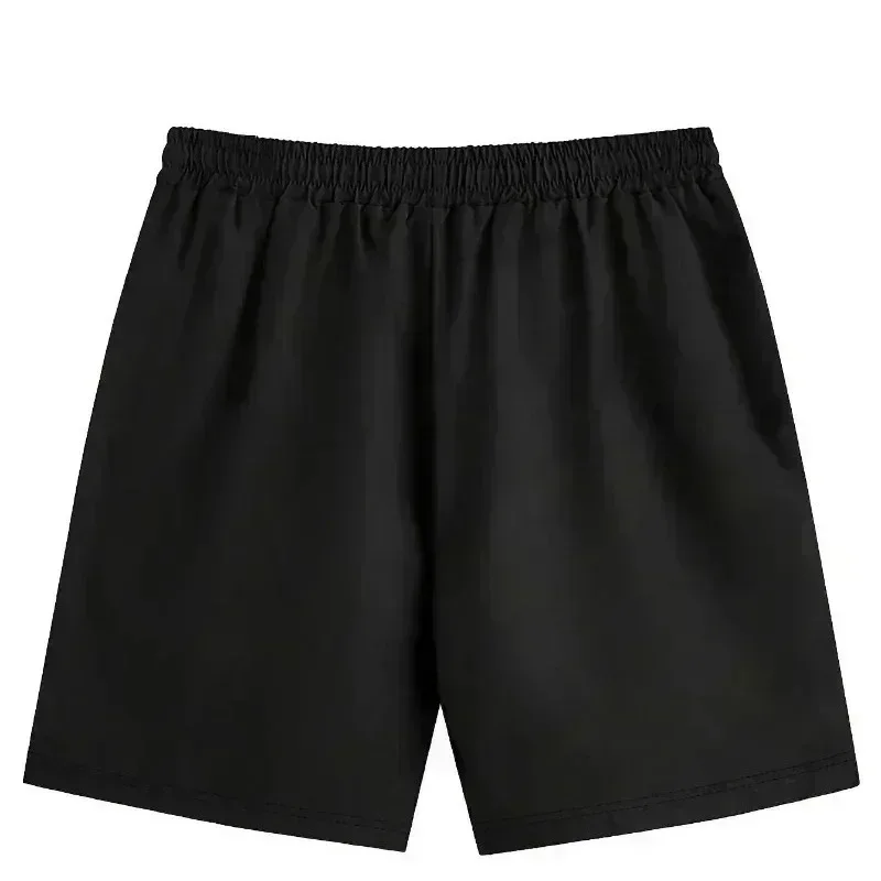 Summer New Retro Trend Solid Color Simple and Atmospheric Casual Versatile Drawstring Shorts for Outdoor Sports and Walking