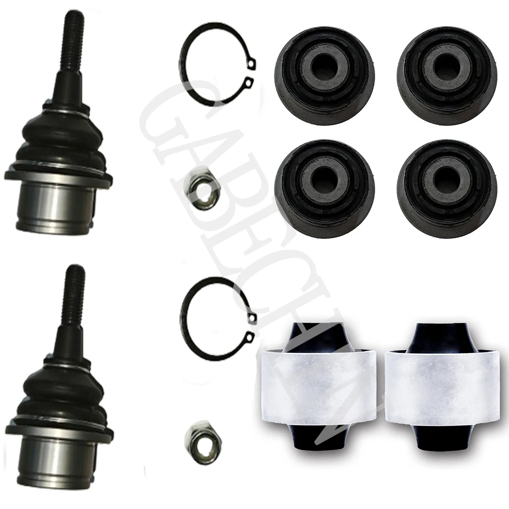 

For Aston Martin DB9 RAPIDE Front lower control arm ball Joints bushing kit short