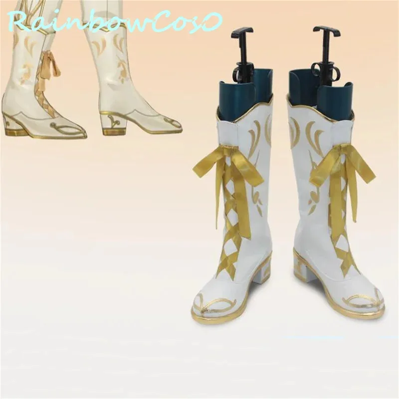 

Tenshouin Eichi Tomoe Hiyori Ran Nagisa Ensemble Stars Обувь для косплея Сапоги Игра Аниме Хэллоуин Рождество RainbowCos0 W3530