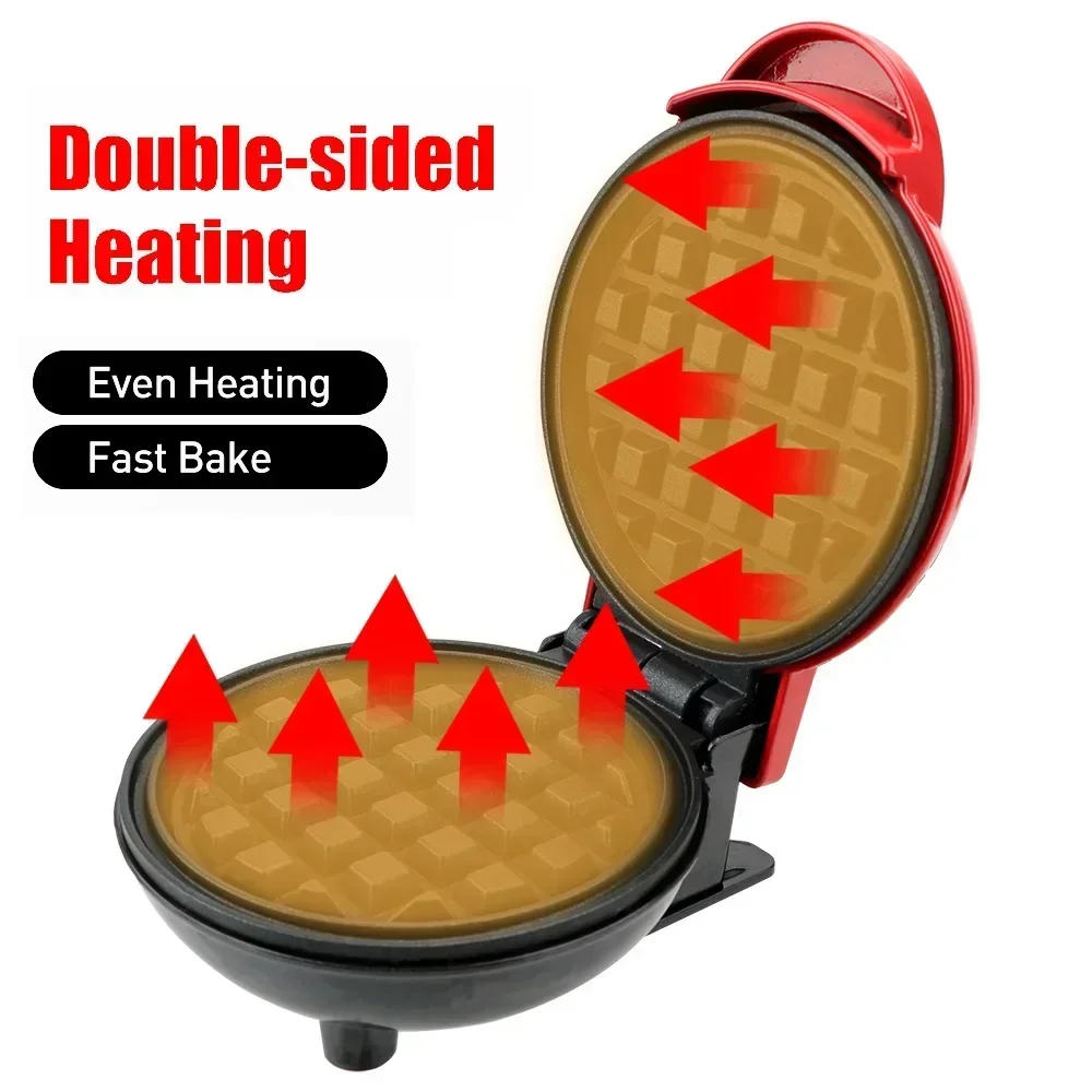 Mini Electric Waffles Maker Bubble Egg Cake Oven Pan Eggette Machine Mini Waffle Pot Egg Cake Oven Breakfast Waffle Molds