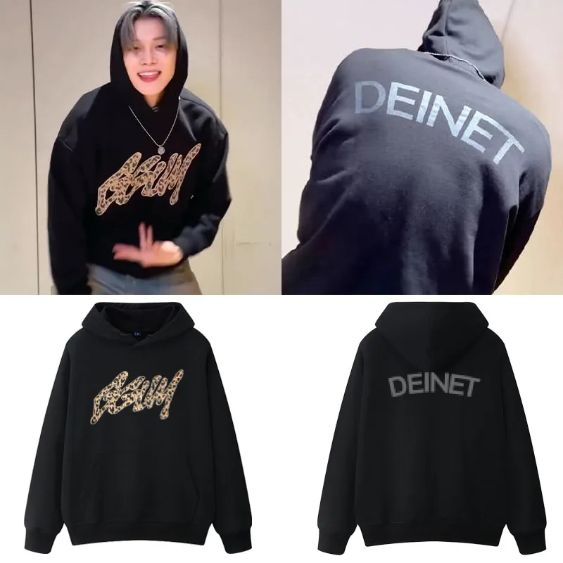 Loose Printed Hoodie Sweatshirt Support Concert Tourist Goods Unisex Autumn Winter Cotton Polyester Blend Long Sleeve Crew Neck