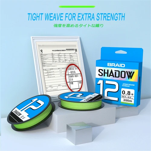 Imagen 2 del producto sedal de pesca trenzado, multifilamento de 8 hebras, PE, 500m de alto, Sedal principal, superduradero, Japón pesca accesorios pesca accesorios mar accesorios de pesca accesorios pesca herramientas de pesca carpfish