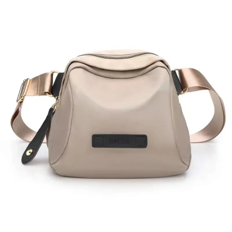 2024 New Nylon Wide Strap Crossbody Bag Vento Marea Shell Small Shoulder Bag For Women Quality Soft Waterproof Cross Body Purses