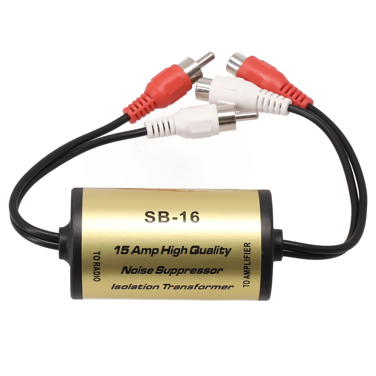 Features Ground Loop Isolator for non Deformation Ground Loop Isolator for rca Audio Noise Filter Suitable For Most Speakers