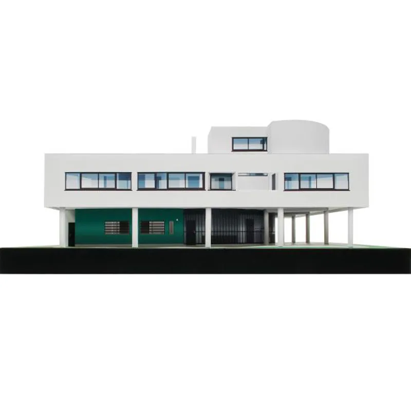 3D Paper Model Kit of Villa Savoye by Le Corbusier, DIY Handmade Modernist Architecture Model, Educational Decor & Creative Gift