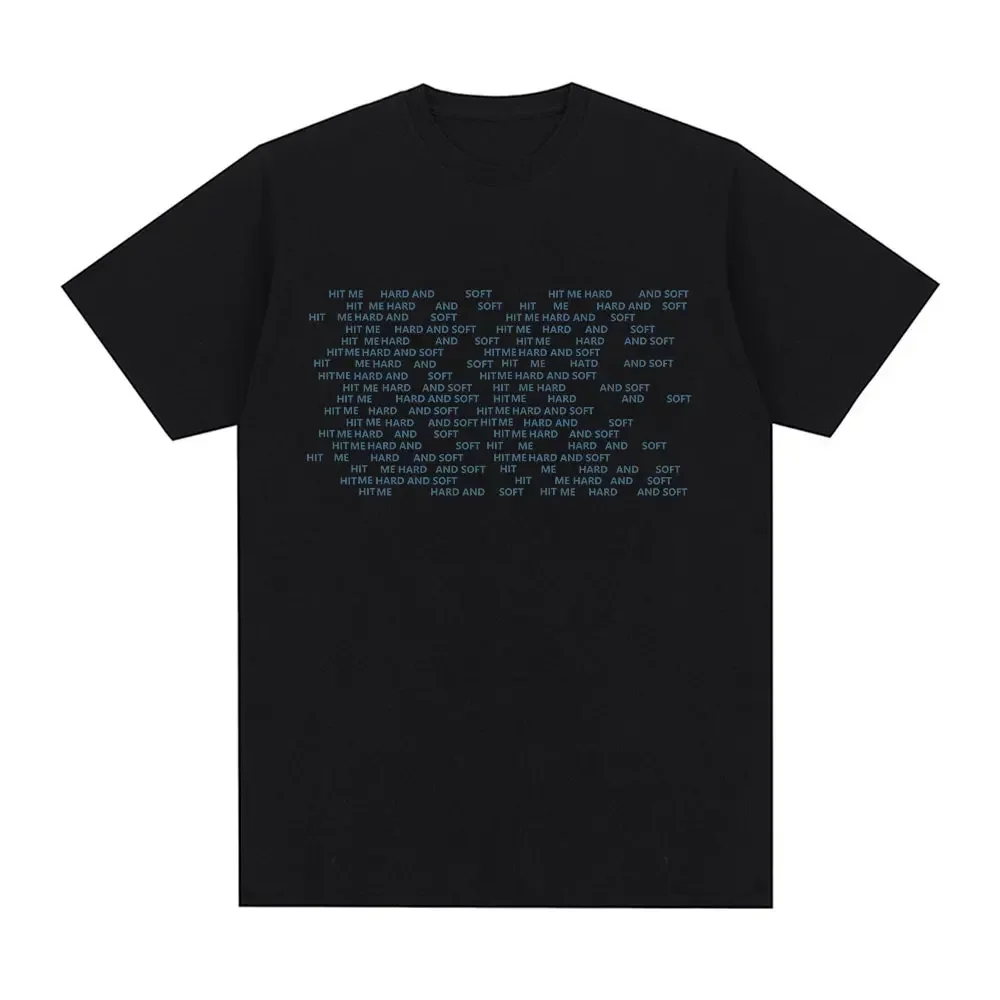 Hit Me Hard and Soft 2024 Tour Tshirt Womens Fashion Hip Hop Tshirt Loose Short Sleeve Tshirt Fan Gift Top