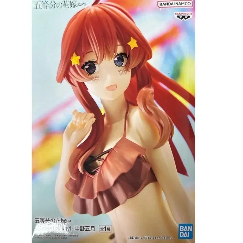 Original Bandai The Quintessential Quintuplets Nakano Itsuki Anime Action Figures Collection Ornaments Figure Toys