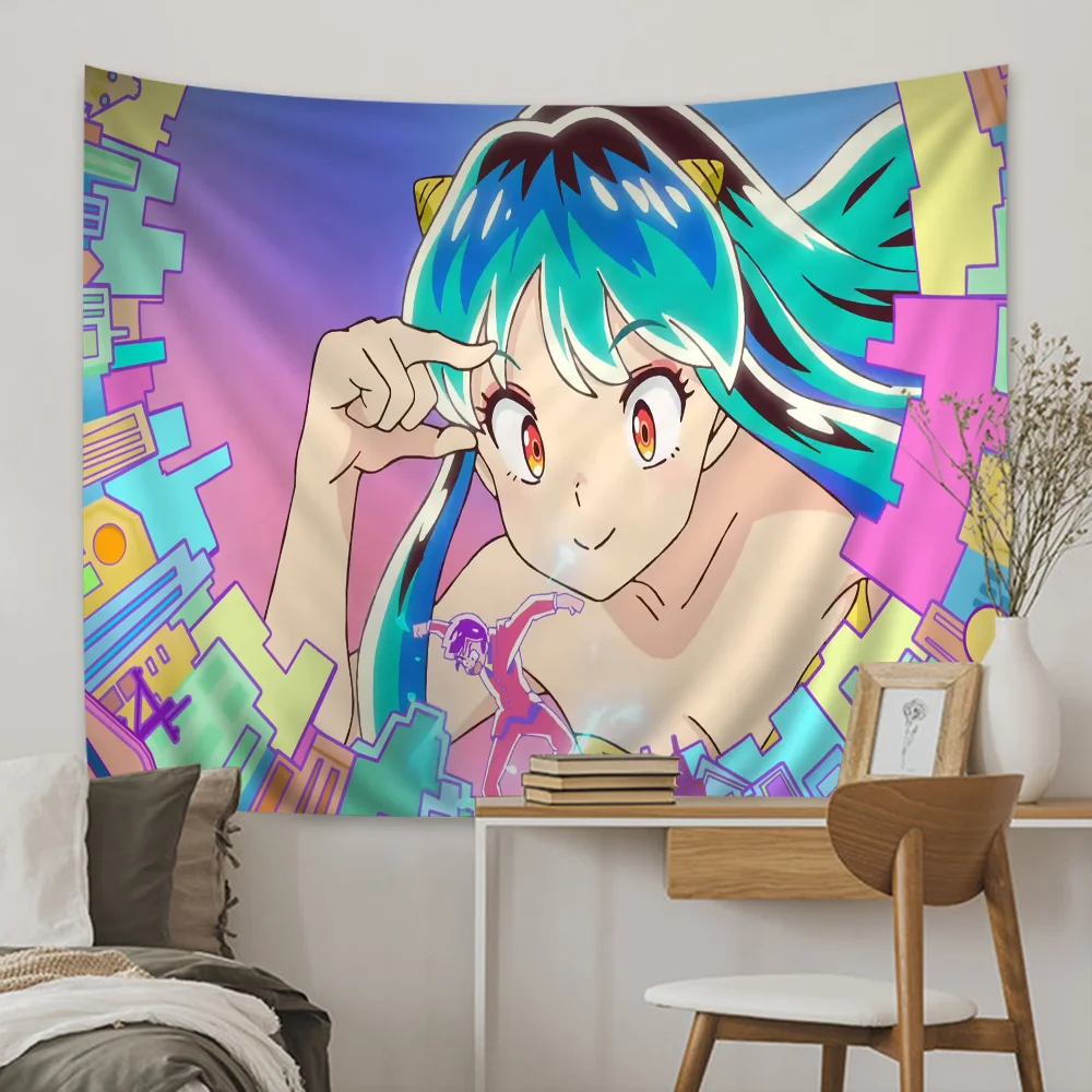 

U-Urusei Y-Yatsura Chart Tapestry For Living Room Home Dorm Decor Art Home Decor