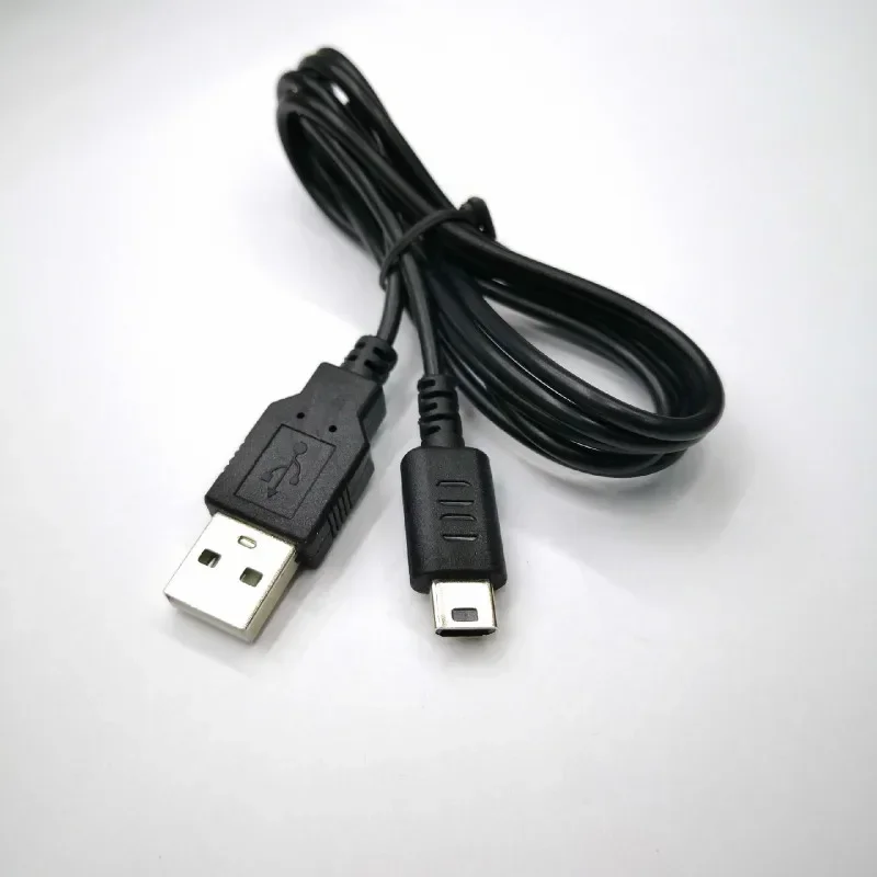 100pcs 1.2m Black USB Charger Power Cable Line Charging Cord Wire For Nintendo DS Lite DSL NDSL