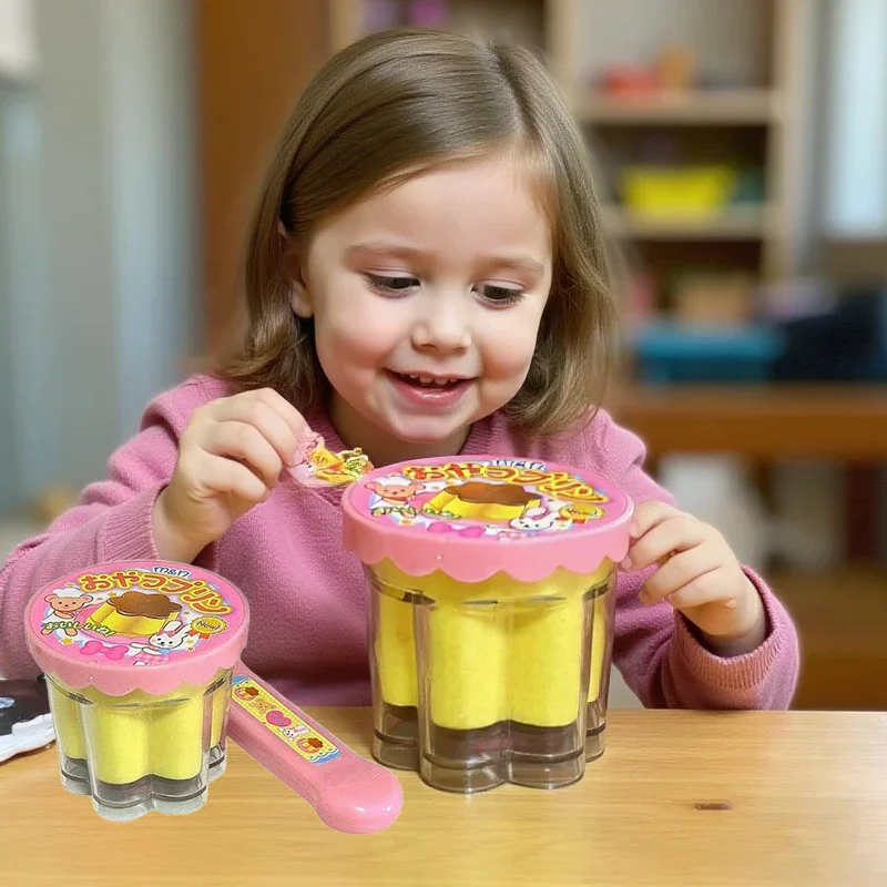 딸기 푸딩 - 역할 놀이 시뮬레이션을 위한 테마 먹이주기 장난감 - 조기 교육 놀이집 장난감, 친구들에게 이상적인 선물
