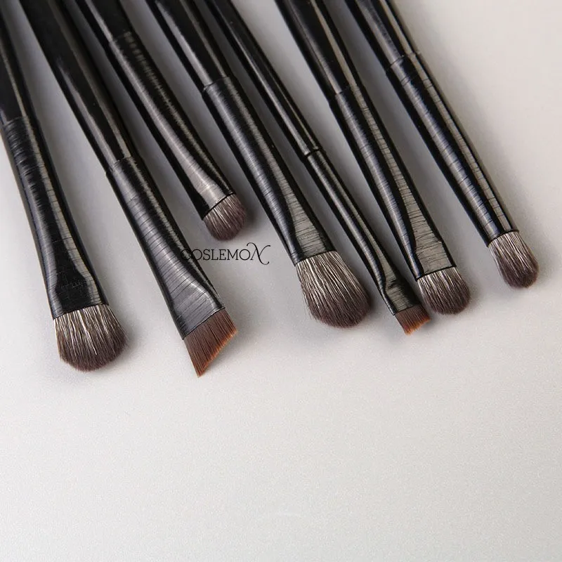 5/6pcs Makeup Brush Set Lying Silkworm Contour Eyeliner Blade Eye Details Brushes Small Soft Hair Eyes Cosmetic Beauty Tools