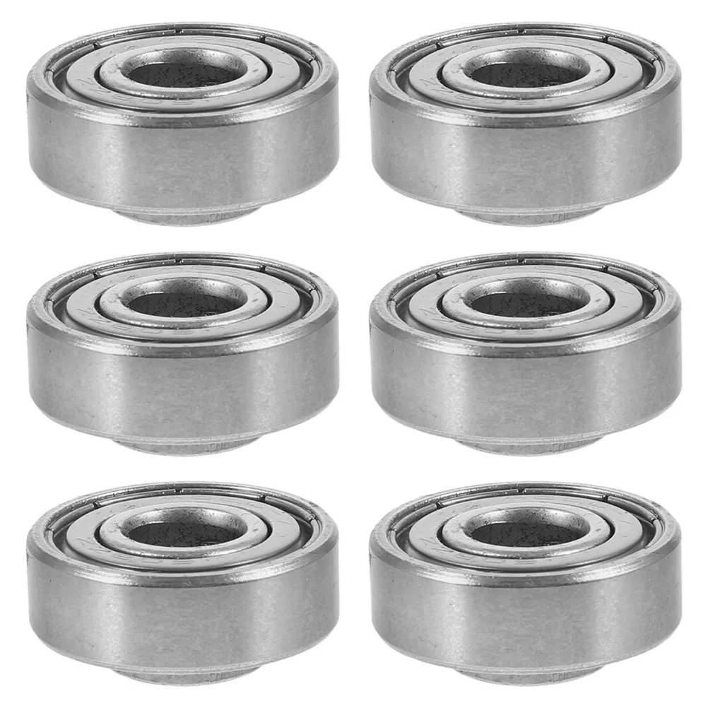 6Pcs Wheelchair Front Wheel Bearings Steel Bearing Front Caster Replacement Universal Wheelchair Repair Parts Accessories
