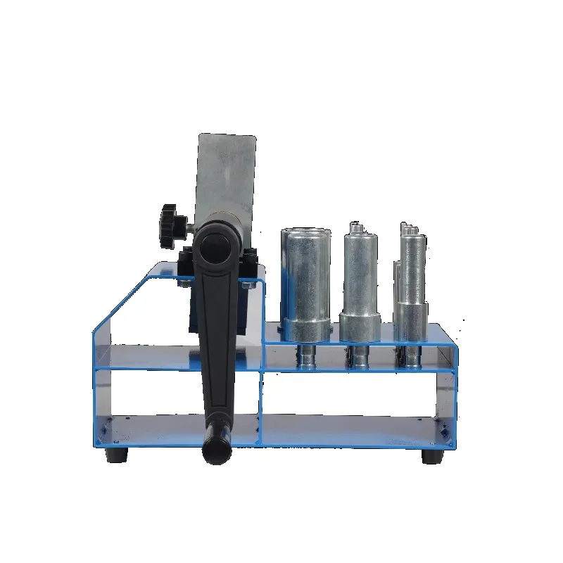 Portable hydraulic hose peeler, manual crimping tool