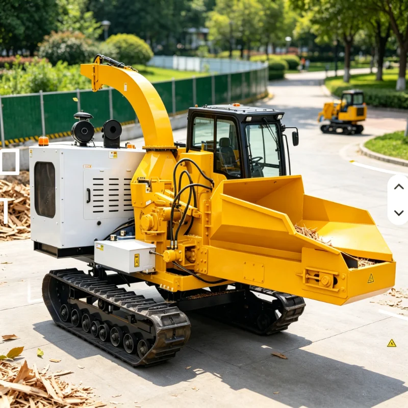 Hot Sales Wood Crusher Garden Machine Industrial Diesel Engine Wood Branches Pulverizer Sawdust Crusher Farm Wood Powd Price