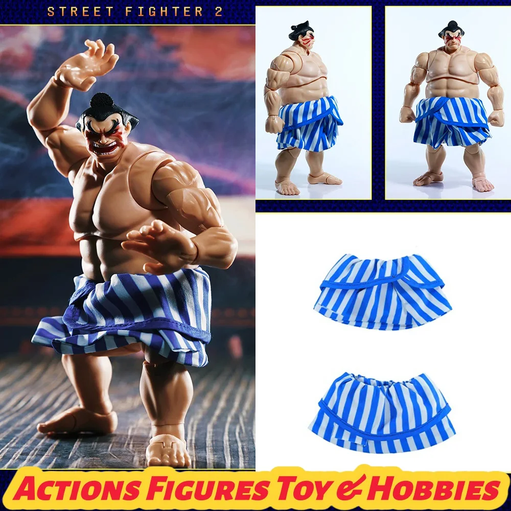 

【Only Clothes】jada 1/12 Scale Street Game Figher Clothes Loincloth Model for 6inch Action Figure Model Toy
