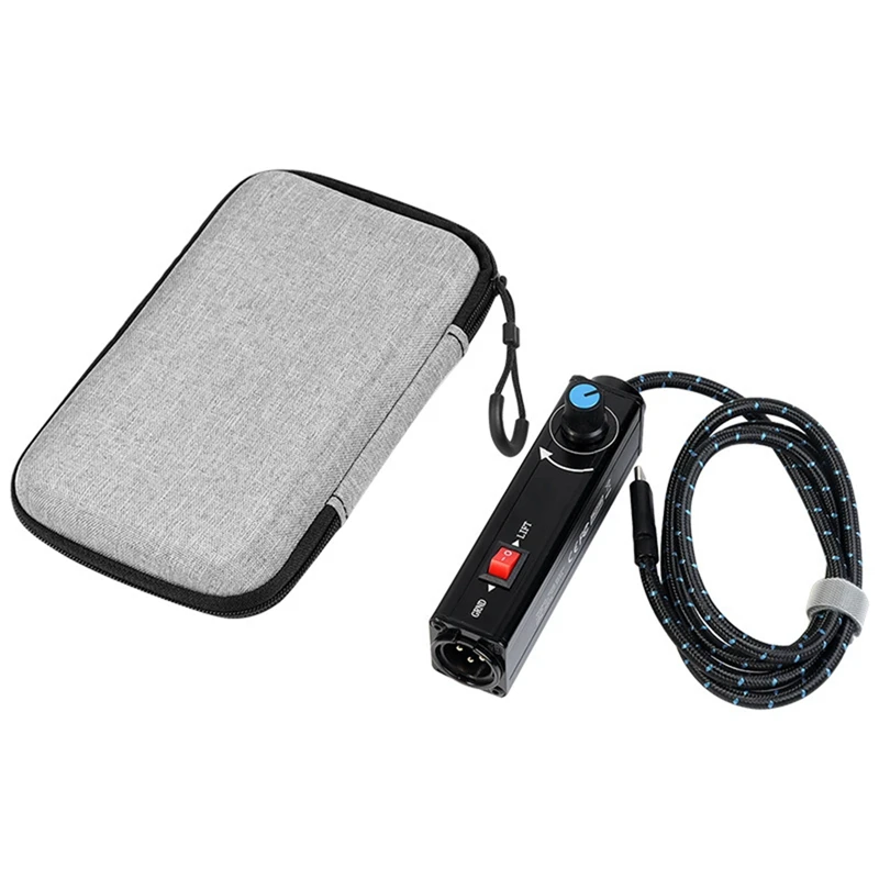 USB Type-C XLR Audio Isolator With Volume Adjust Noise Reduction Filter Ground Loop Isolator For All Dynamic Microphones