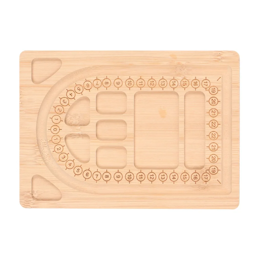 Durable Wood Bead Board Position Markers Smooth Surface Jewelry Layout Board Bracelet Design Template For Necklace Making