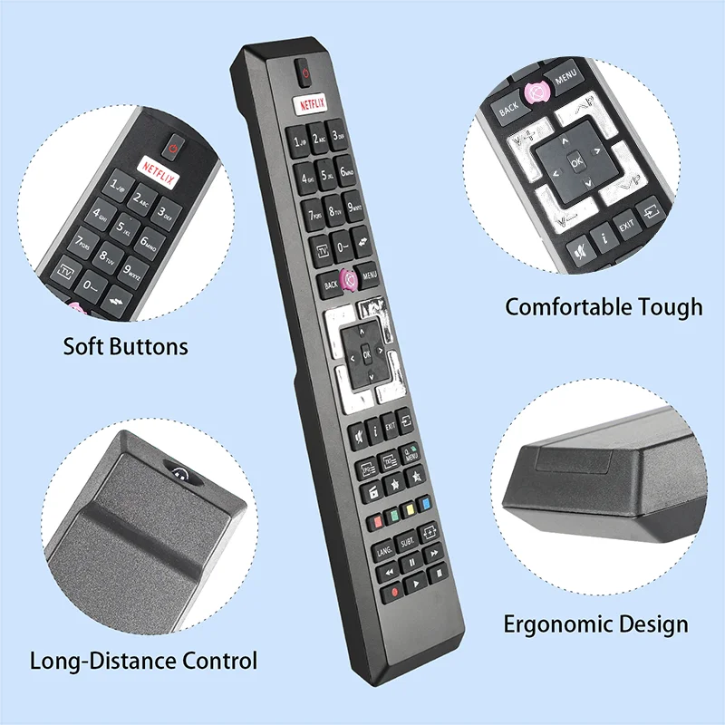 RC-A4995 RC-4995 Remote Control For Gogen Edenwood Telefunken Continental Edison DIGIQUEST QILIVE Haier TV XD-ENJOY LDH32V180S