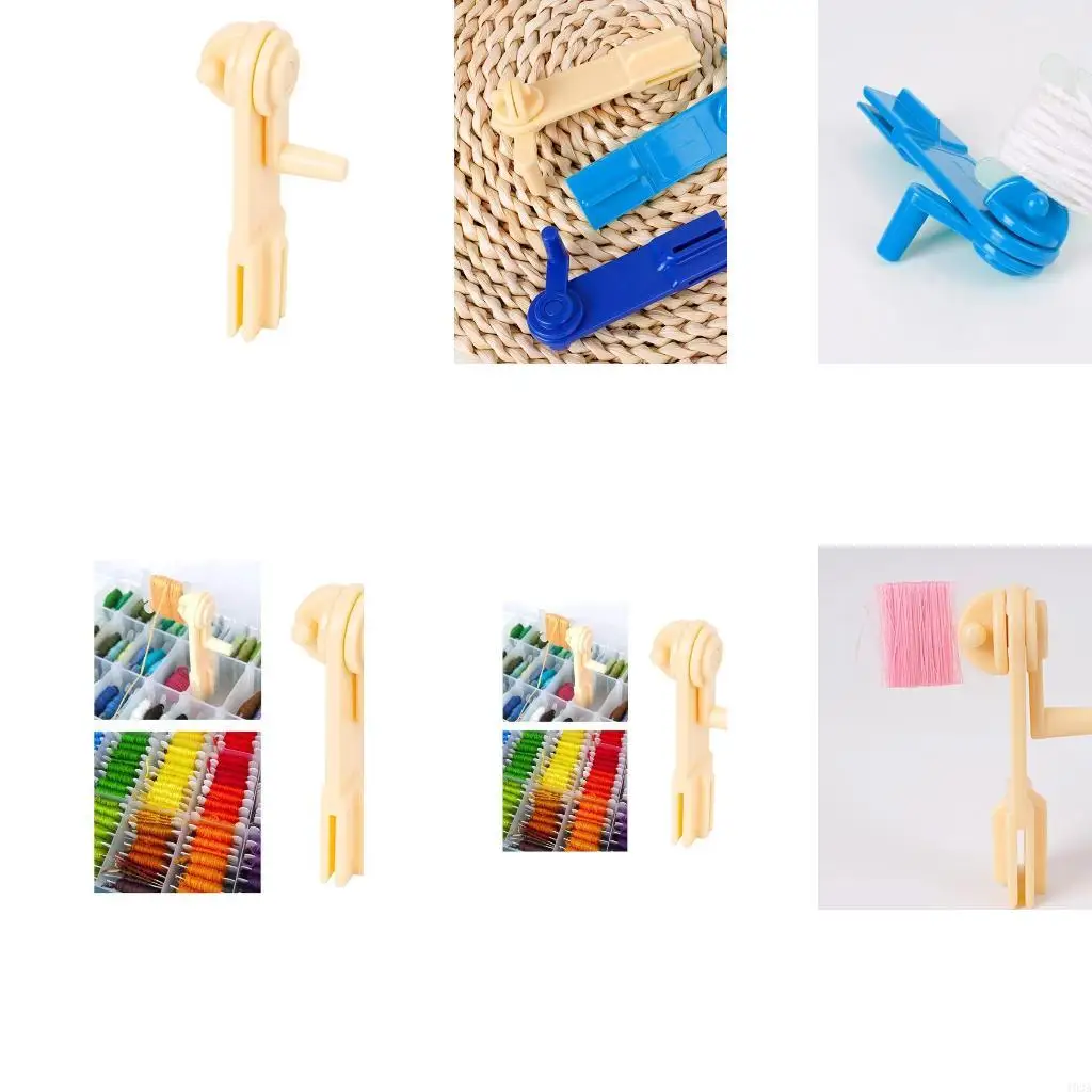193A Plastic Winder Embroidery Thread Bobbins Floss For Crossing Stitches Storage Sewing