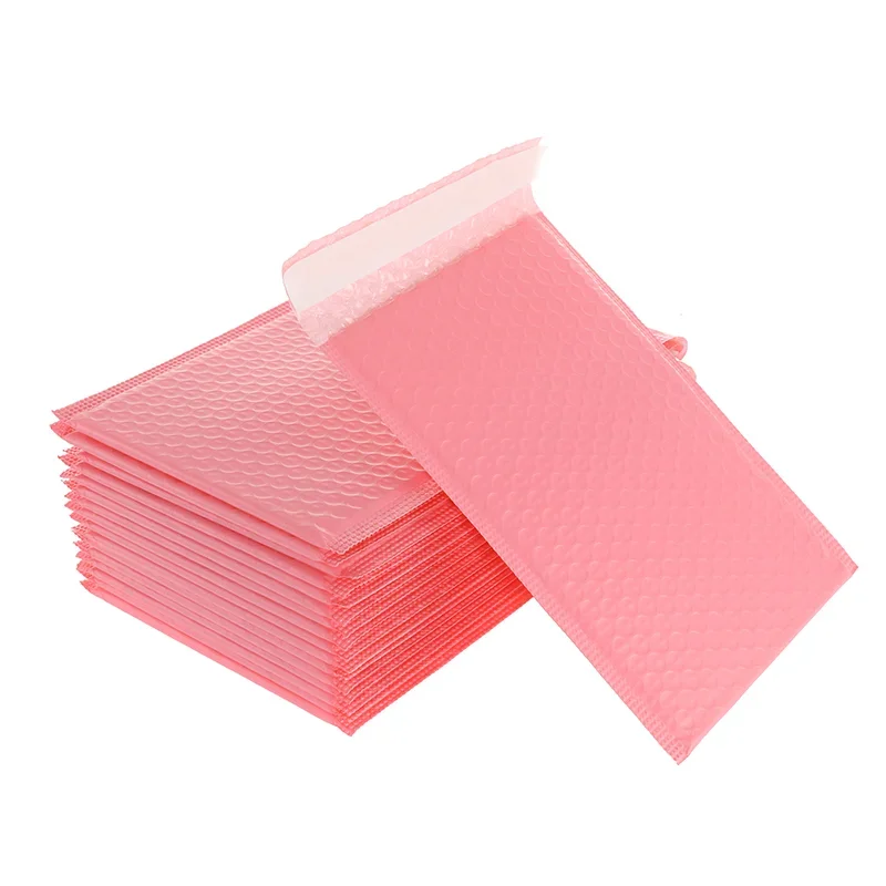 Auto selo rosa bolha Mailers Envelope sacos, acolchoado Envelopes de envio, Mailing Bag, pacotes de presente, 20pcs