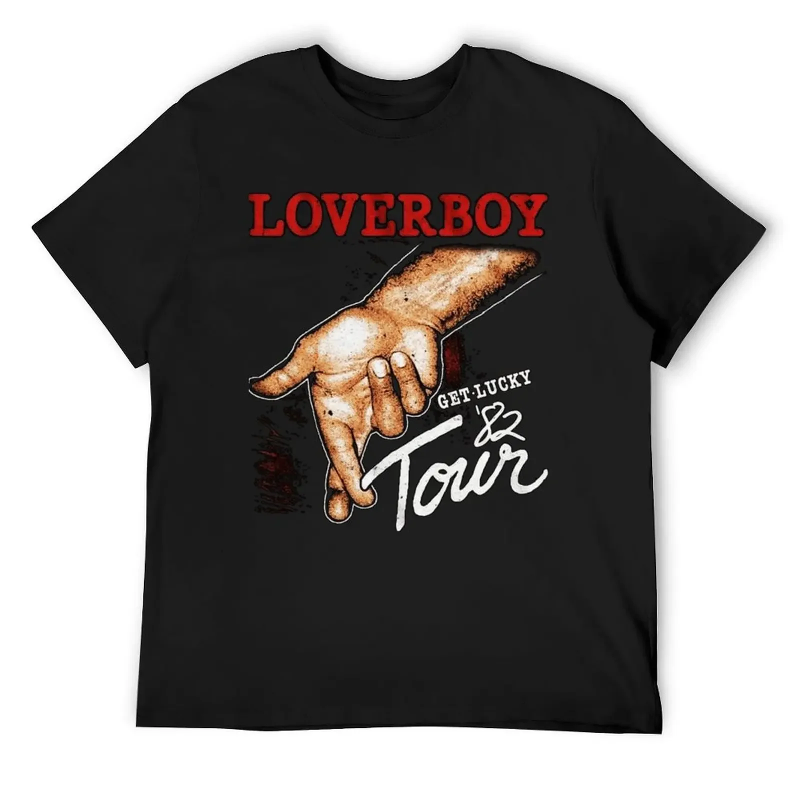 

loverboy get T-Shirt sports fans oversizeds anime t shirts vintage men clothing