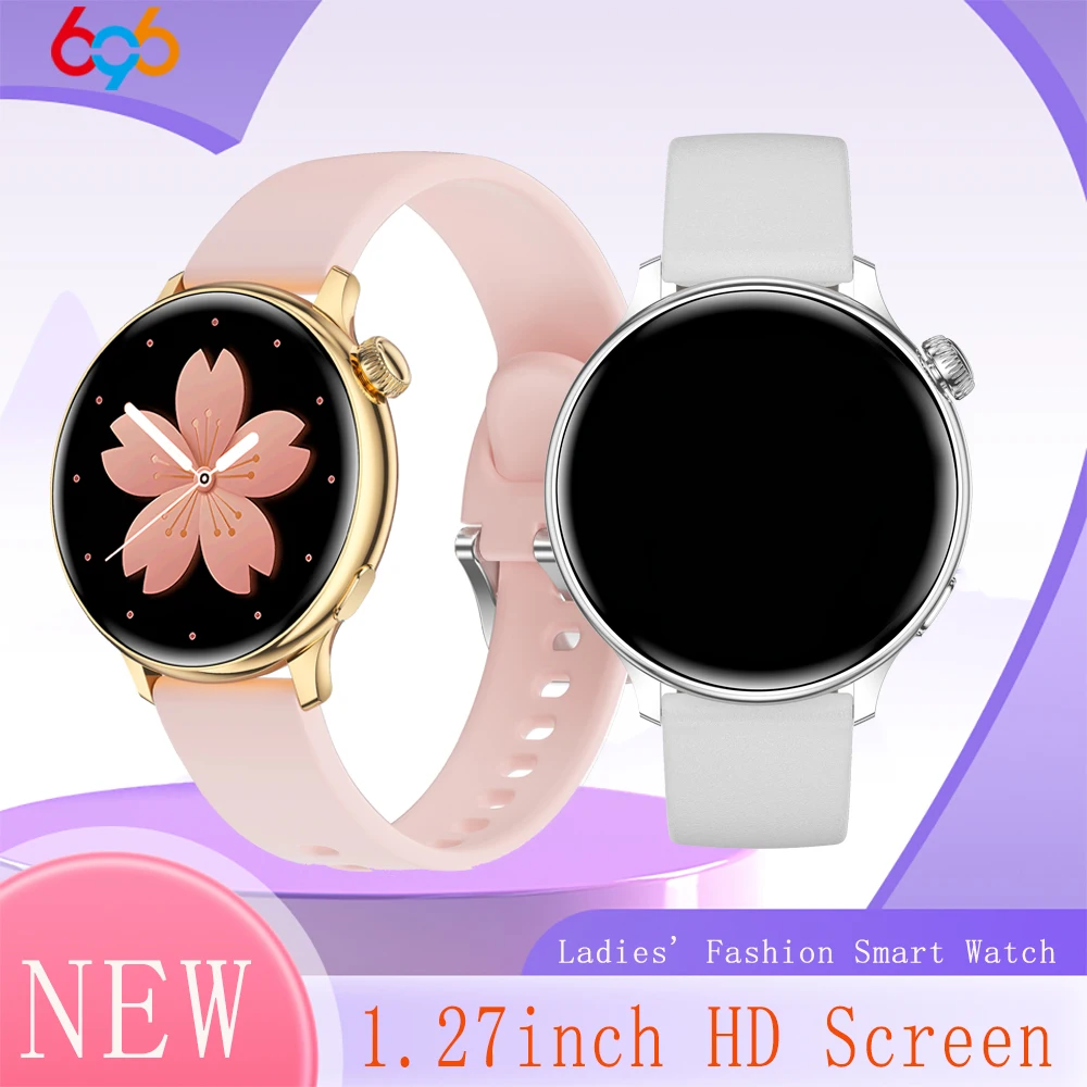 المرأة بلوتوث دعوة ساعة ذكية الرياضة اللياقة البدنية سيدة مقاوم للماء معدل ضربات القلب المعلومات الصحية تذكير فتاة الموسيقى Smartwatch #1