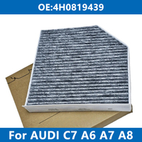 Car Cabin Air Filter Conditioner 4H0819439 For AUDI C7 D4 A6 S6 A7 S7 A8 S8 1.8T 2.0TDI 2.8FSI 3.0T 4.0T 4.2 6.3 Allroad Avant