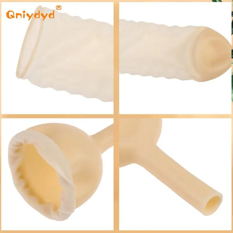 Reusable Medical Latex Sleeve Type Urine Bag Male Drainage Catheter Bag 1000ML Urine Collector Bag Urinal Pee Holder