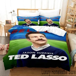 3D Print Ted Lasso Bedding Set Duvet Cover Bed Set Quilt Cover Pillowcase Comforter king Queen Size Boys Adult Bedding Set