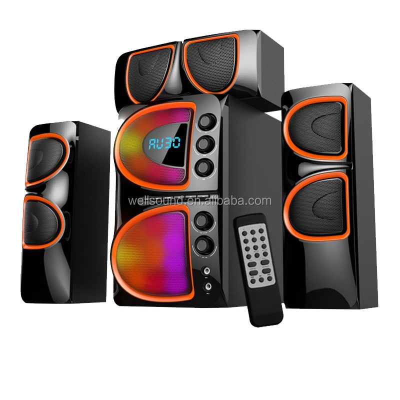 Museeq 3.1 Bluetooth Speakers Home Audio Party Entertainment Powered Bass Speakers Stereo System Subwoofer for TV Home Theatre