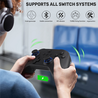 Z03 Wireless Gamepad Hall Crank Double Cut Trigger Keys Somatic For SWITCH Android IOS PC 400Mah Portable Gamepad