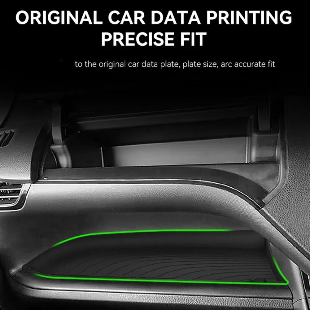 

For Toyota Voxy/ NOAH 80 2014-2021 Car Co Pilot Silicone Interior Slip And Storage Pad Car Decoration Tray Anti Heat-resist N5Z5