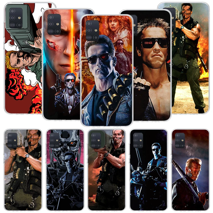 Arnold Schwarzenegger Terminator Phone Case For Samsung Galaxy A51 A71 A41 A31 A21S A11 A01 A70 A50 A40 A30S A20E A20S A10S A6 A