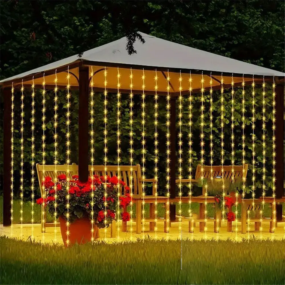 

Valentine's Day LED Curtain Light String Wedding Birthday Party Decor Battery Power Ramadan Decoration for Home Eid Mubarak