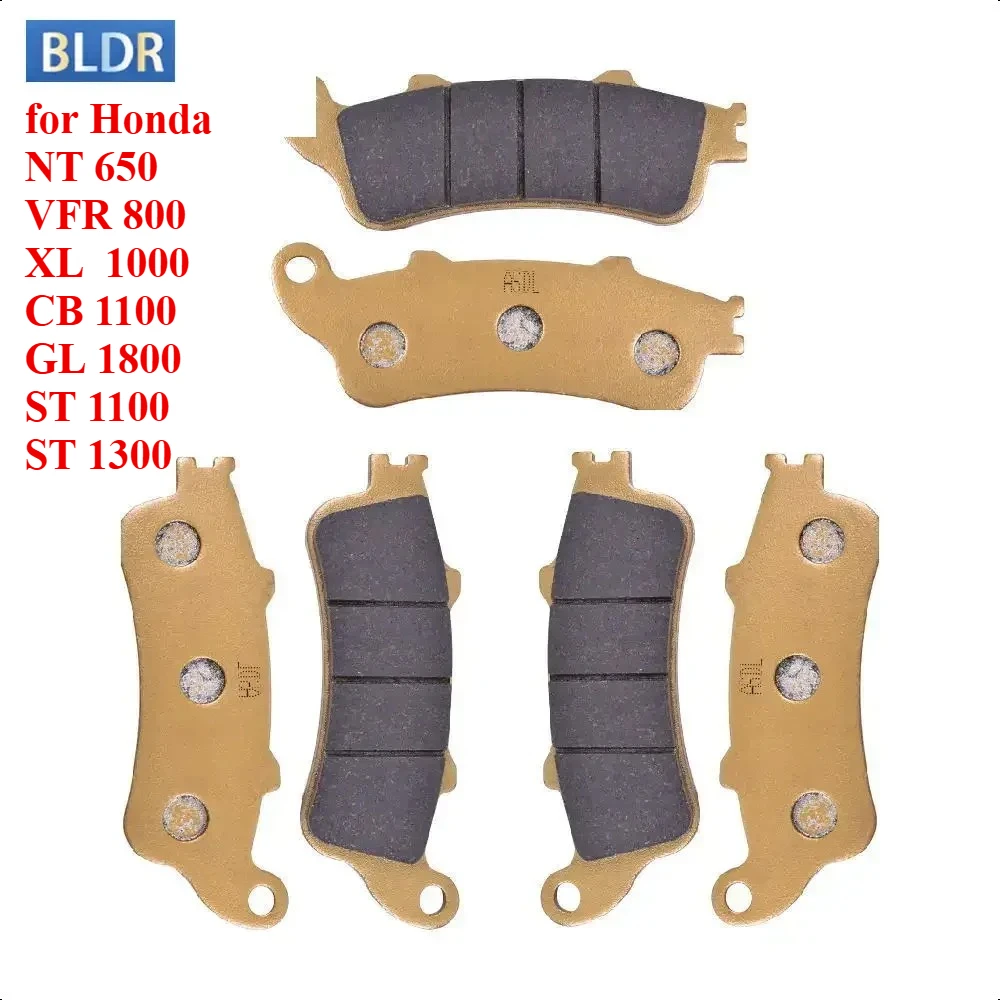 Pastillas de freno delanteras y traseras para motocicleta, piezas para Honda ST 1300 ST1300 Pan European 1300 2002-2007 GL 1800 GL1800 Goldwing 2006-2013