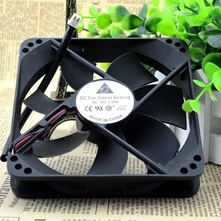 12025 CENTÍMETROS 18 12 V 0.25A MAGNÉTICO FÃ VENTILADOR de REFRIGERAÇÃO