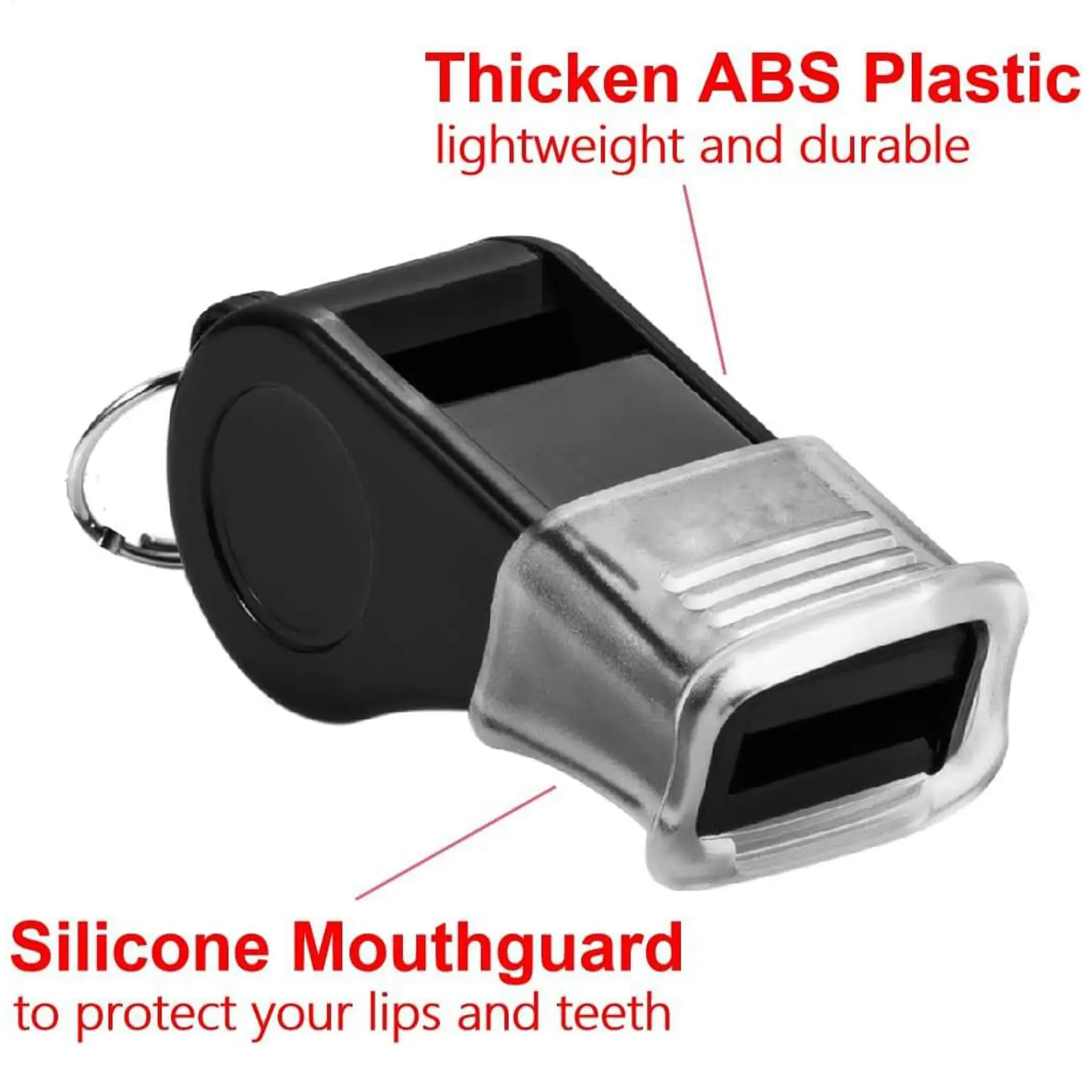 2 قطعة صافرة رياضية احترافية مع الحبل بصوت عال واضح الحكم صافرة لكرة القدم كرة السلة مدربي كرة القدم معدات التدريب #5