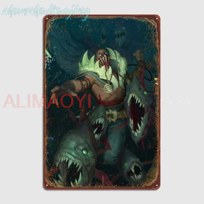 Bloodharbor Ripper V Decoration Wall Decor Retro Vintage Metal Signs For Office Coffee Bar Wall Art Decoration Home Decor Ite