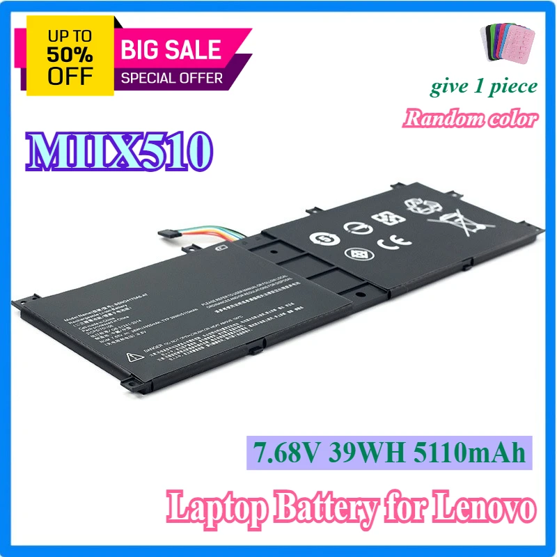 

Новый аккумулятор для ноутбука Lenovo IdeaPad MIIX510 510-12ISK Pro 520-12IKB BSNO4170A5-AT 5B10L68713