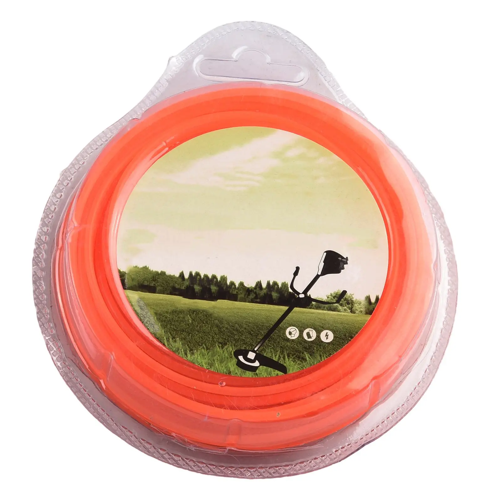 Accessories Trimmer Line Attachment Garden Nylon Orange Parts Round Cord Spare 15 Meters Grass Wire Heavy Duty
