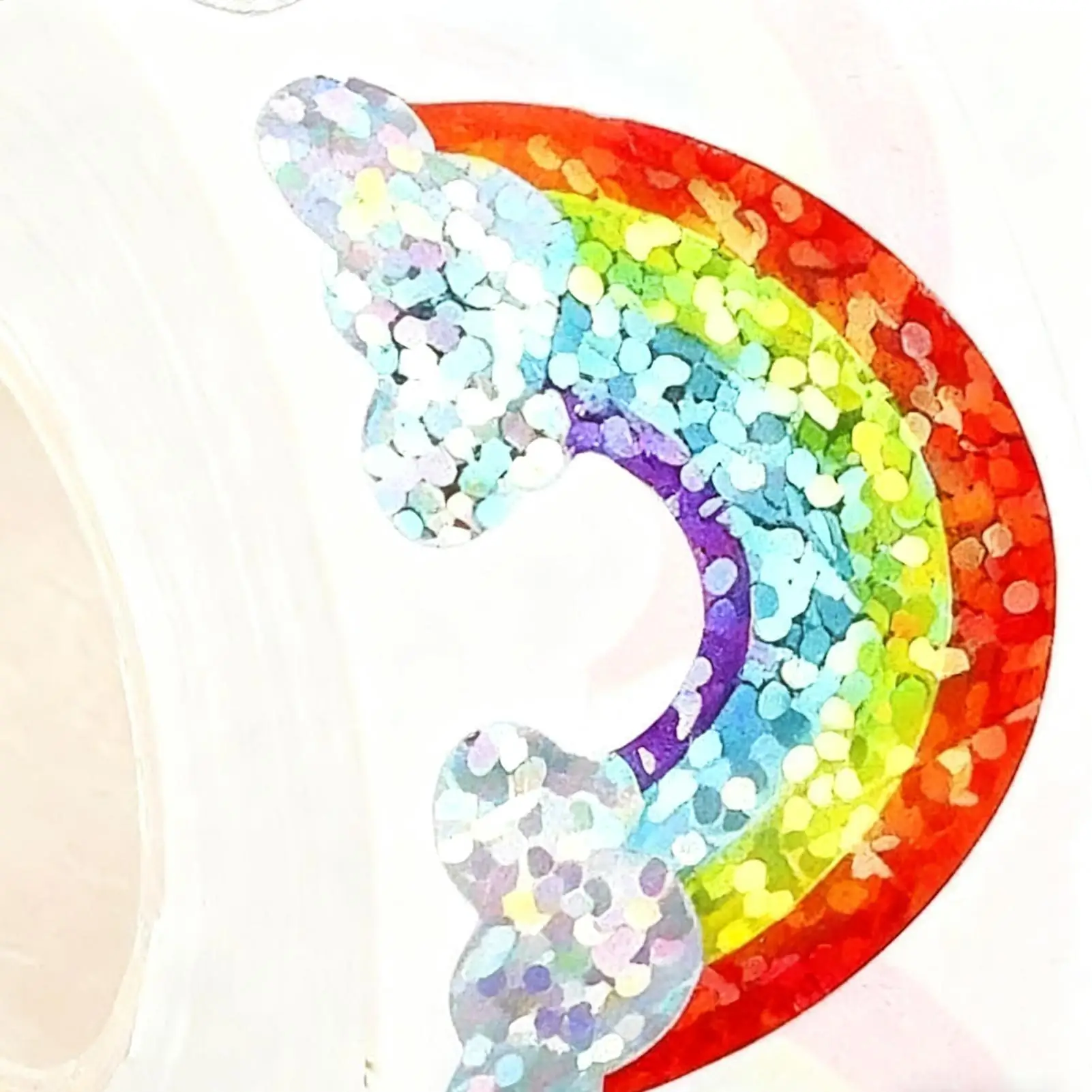 스티커 롤 500개 얇은 자가 접착 데칼 접착 스티커 데칼 소년 소녀 학교 교실 공예 파티 활동용