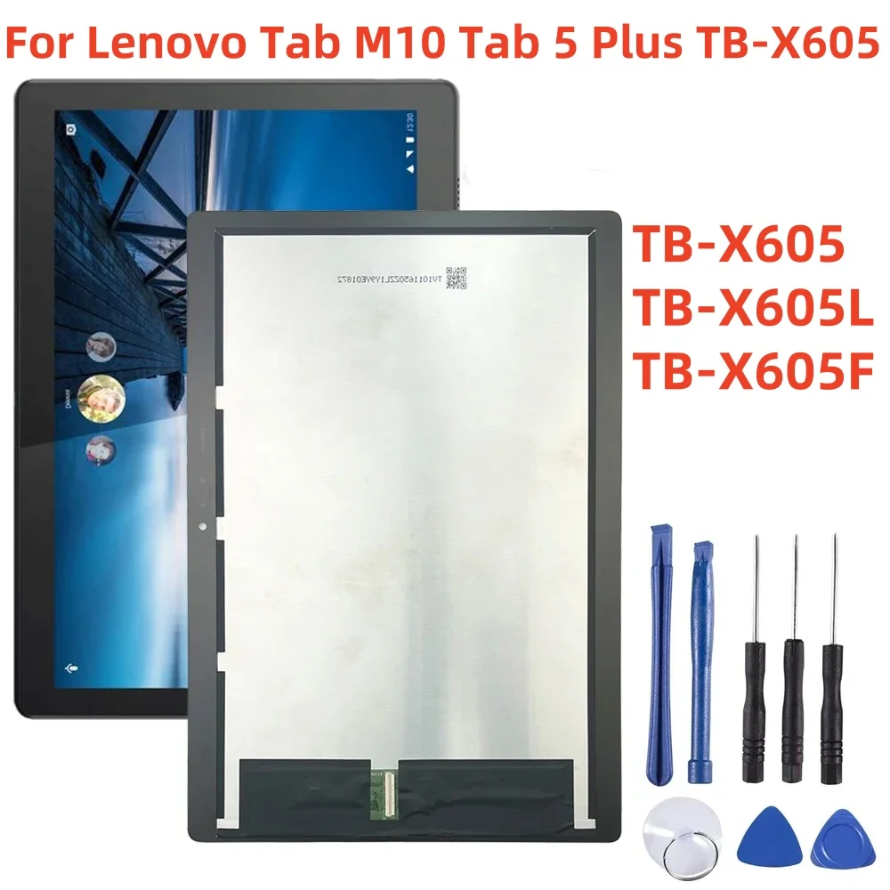 

10,1 "для Lenovo Tab M10 Tab 5 Plus TB-X605 TB-X605L TB-X605F TB-X605M Tab M10 TB-X505 TB-X505F TB-X505X TB-X505L ЖК-дисплей