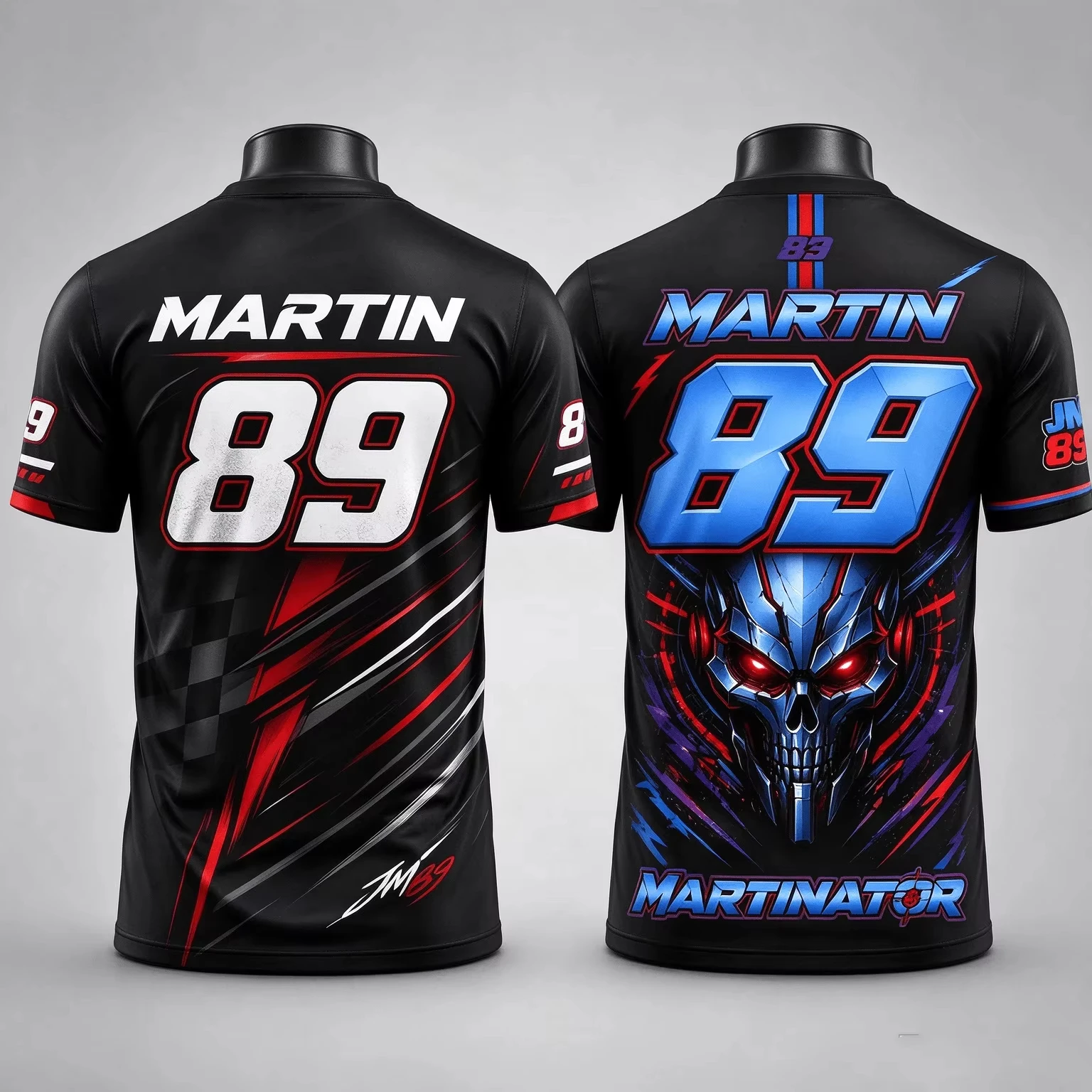 2026 New Summer Men Jorge Martin 89 Moto Racing Factory Team AI Design Jersey Short Sleeve T Shirt Fan Kids/Adult Women Top